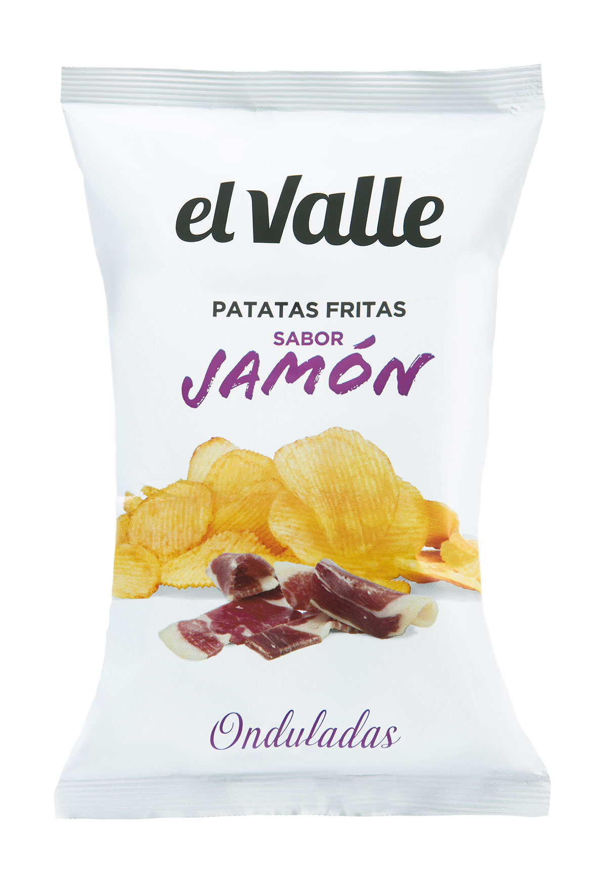 Patatas Fritas Sabor Jamón Snacks El Valle 1119